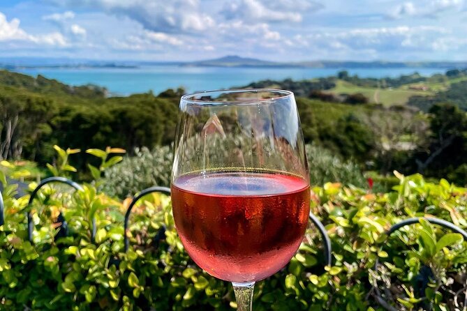 3.5 hour Sunset Tour on Waiheke Island - Stonyridge Vineyard tasting time in the vines