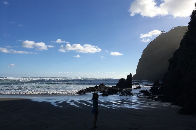 6 Hours Sightseeing Tour in Auckland - Piha Beach: black sand, tide timing, and the Keyhole walk