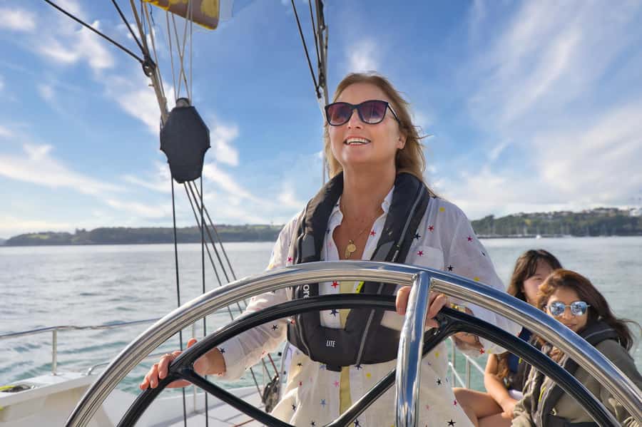 America’s Cup 2-Hour Sailing Experience Waitemata Harbour - Entering Viaduct Harbour: the starting point and quick prep