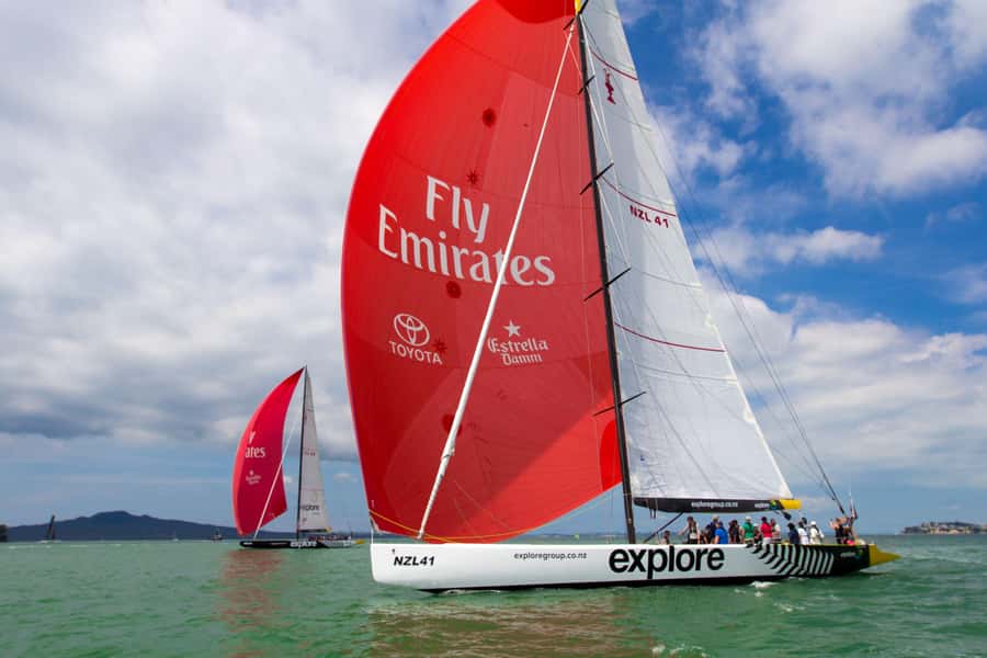 America’s Cup 2-Hour Sailing Experience Waitemata Harbour - Working the grinders and winches: why this is the real workout