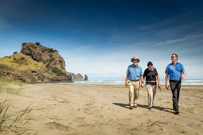 Auckland City and West Coast Full Day Tour - Arataki Visitor Centre: rainforest views with skyline in the distance