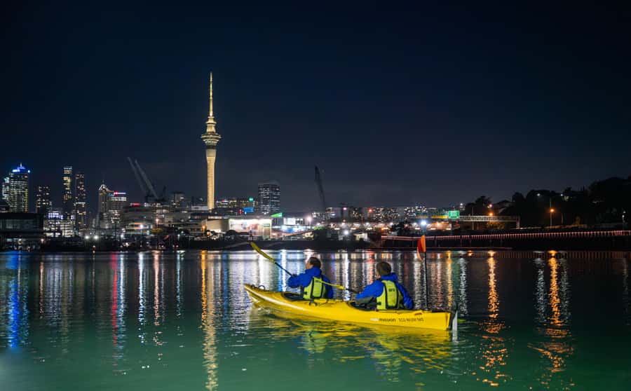 Auckland: City Lights Night Kayak Tour - Where It Starts: Z Pier and the St Mary’s Bay Launch Feel
