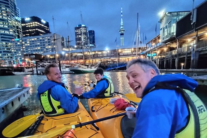 Auckland City Lights Night Kayaking Tour - The Sky Tower Moment: Gliding Under Sparkling Lights