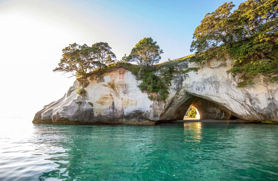 Auckland: Coromandel Driving Creek & Cathedral Cove Day Tour - Coromandel Town: art energy before you board the railway