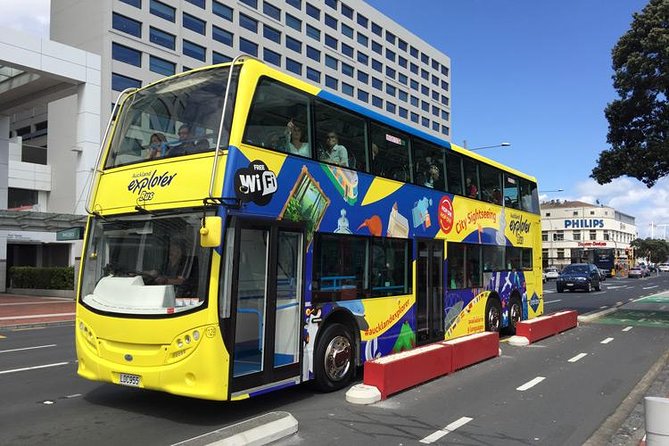 Auckland Explorer: Sightseeing Hop-on Hop-off Tour - Bastion Point lookout and the Tamaki Drive waterfront feel