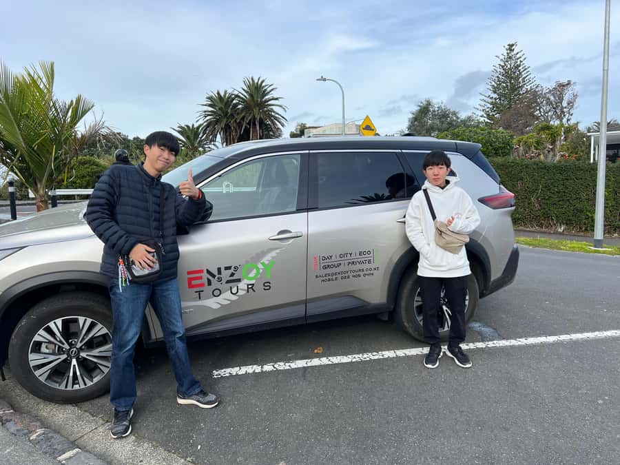 AUCKLAND: Half-Day CITY HIGHLIGHTS TOUR - Mt.Eden, Tamaki Dr - Auckland Museum exterior and Winter Gardens: plant life and a relaxed pace
