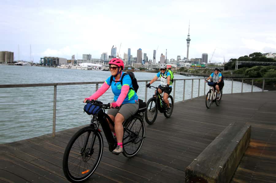 Auckland Half-Day Ebike Tour Excursion - Premium ebikes and grade-1 cycling trails, the “easy mode” setup