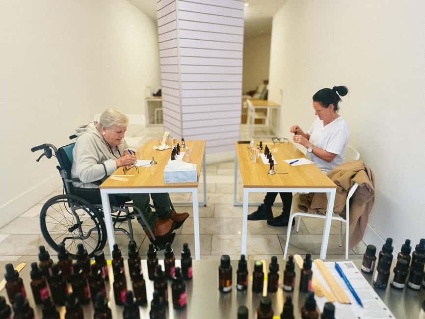 Auckland: Perfume Making Class Introduction - Naturally Ready Handmade Perfume Studio and the small-group setup