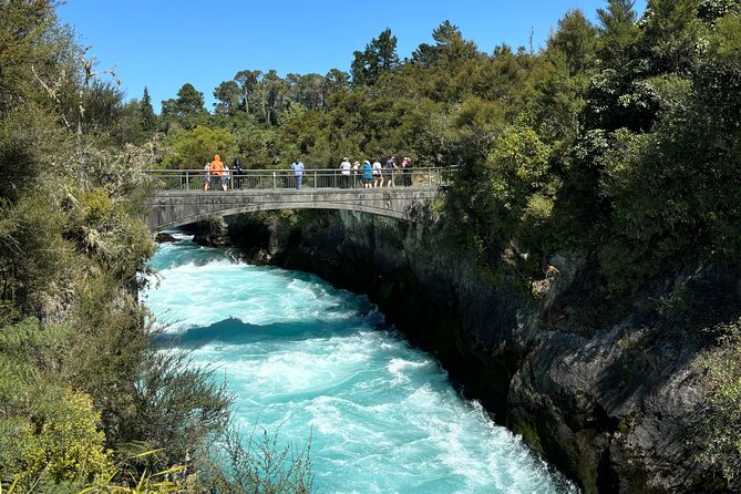 Auckland: Rotorua, Taupo, Waiotapu & Huka Falls Private Trip - Huka Falls Guided Stop: Short, But You Still Get the Views