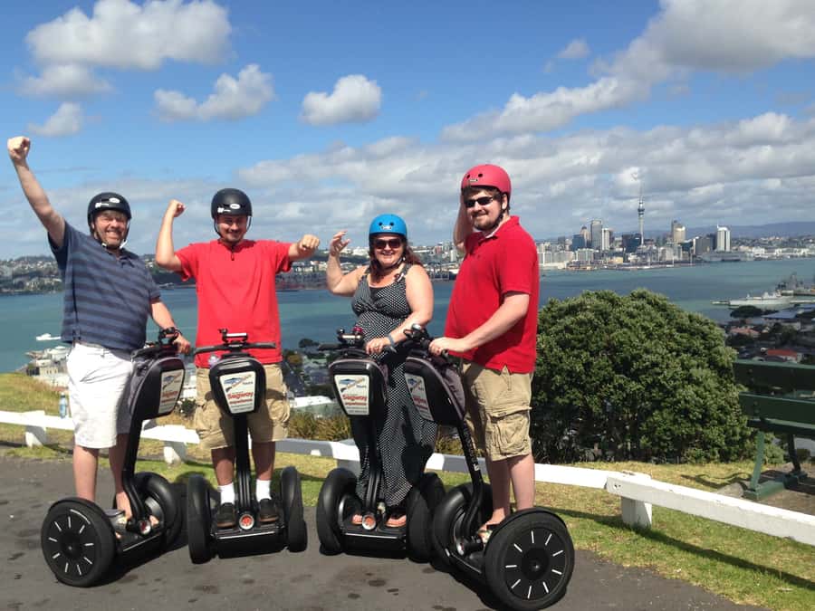 Auckland: Segway Tour to Mount Victoria - Cambria Reserve: Quarry-Park Scenery and Local Bird Life
