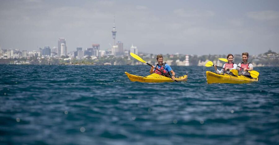 Auckland: Sunset & Night Sea Kayak Tour to Rangitoto Island - Where you start in Auckland, and why that matters