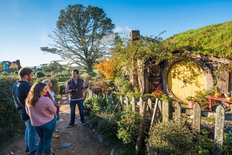 From Auckland: Hobbiton and Waitomo Day Tour with Lunch - Hobbiton Movie Set: what you actually see in the guided tour
