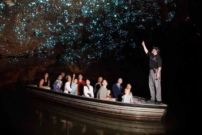From Auckland:Hobbiton Movie Set & Waitomo Caves Small Group Tour - A full day of glowworms and hobbit holes from Auckland