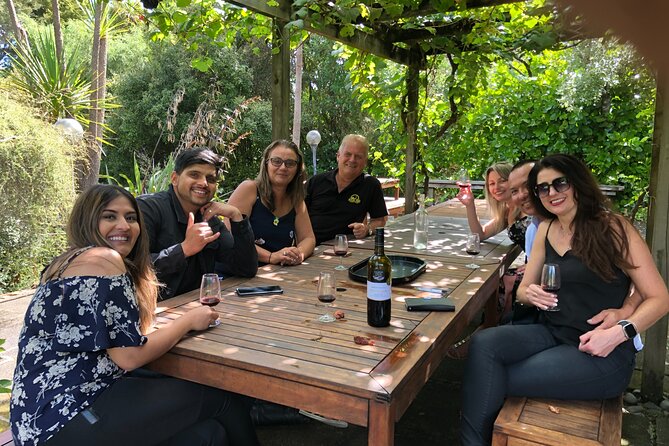 Full-Day Wine Tasting Tour in Auckland with 3-Course Vineyard Lunch - Stop 1 at The Hunting Lodge Winery & Restaurant: Auckland Wine Country at the start