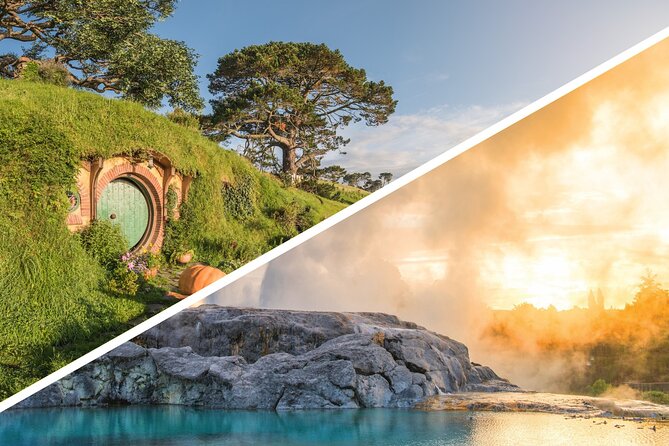 Hobbiton & Rotorua Small Group Tour including Te Puia from Auckland - Hobbiton Movie Set, The Hobbit Holes and the Green Dragon Stop