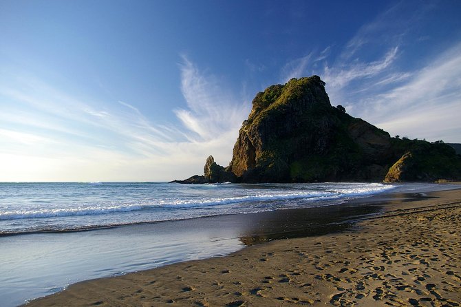 Piha Waitakere Rainforest Wine Tour from Auckland - Karekare Falls: Rainforest Air, Water Sounds, and Short Hike Energy