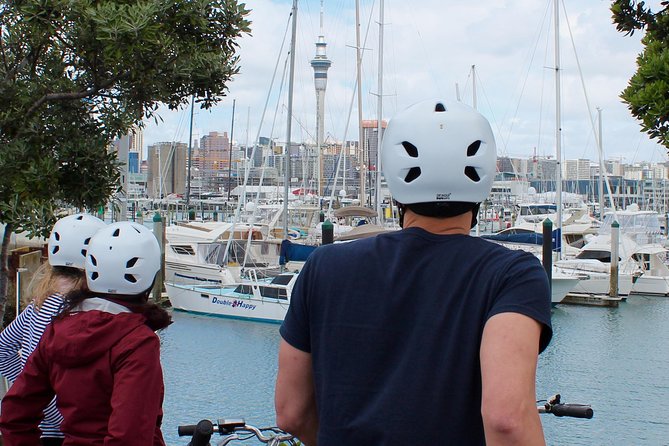The Classic: our most popular electric bike tour of Auckland's Highlights - Electric mountain bikes and headset-guided Auckland