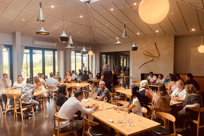 Waiheke Island Wine Tour with Tastings & Gourmet Beachfront Lunch - Postage Stamp, Mudbrick, or Te Motu: finish with sea views